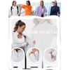 image:imageTACVASEN Womens Lightweight Athletic Jacket UPF 50 Long Sleeve Sun Shirt  Sweatshirt Ladies Tops Activewear Summer Zip Up Pockets UV Protection Light Dry Fit Workout Yoga Exercise Casual Golf03 White