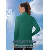 image:imageTACVASEN Womens Lightweight Athletic Jacket UPF 50 Long Sleeve Sun Shirt  Sweatshirt Ladies Tops Activewear Summer Zip Up Pockets UV Protection Light Dry Fit Workout Yoga Exercise Casual GolfEgreen