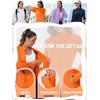 image:imageTACVASEN Womens Lightweight Athletic Jacket UPF 50 Long Sleeve Sun Shirt  Sweatshirt Ladies Tops Activewear Summer Zip Up Pockets UV Protection Light Dry Fit Workout Yoga Exercise Casual GolfOrange