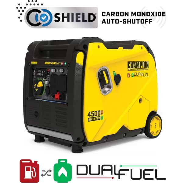 Champion Power Equipment 201323 2500-Watt Ultralight Portable Dual Fuel Inverter Generator with CO Shield