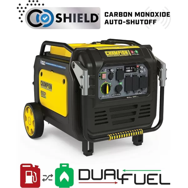 Champion Power Equipment 201323 2500-Watt Ultralight Portable Dual Fuel Inverter Generator with CO Shield