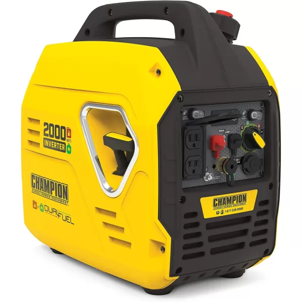 Champion Power Equipment 201323 2500-Watt Ultralight Portable Dual Fuel Inverter Generator with CO Shield