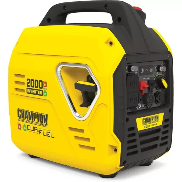 Champion Power Equipment 201323 2500-Watt Ultralight Portable Dual Fuel Inverter Generator with CO Shield