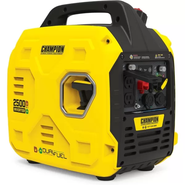 Champion Power Equipment 201323 2500-Watt Ultralight Portable Dual Fuel Inverter Generator with CO Shield