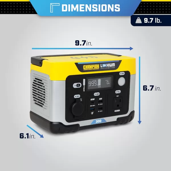 imageChampion Power Equipment 1638Wh Lithium Ion Expansion Battery and 200Watt Solar Panel285Wh Solar Power Station  200W Solar Panel