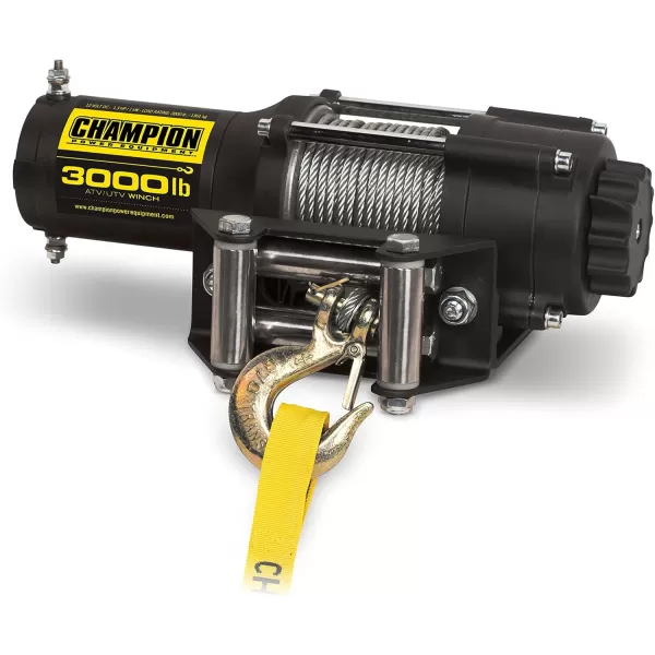 imageChampion Power Equipment 2000lb MarineTrailer Utility Winch KitWinch Kit  Control Kit