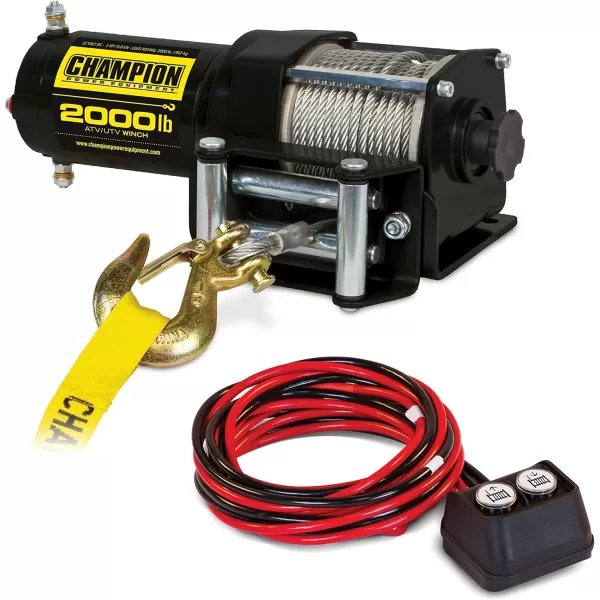 imageChampion Power Equipment 2000lb MarineTrailer Utility Winch KitWinch Kit