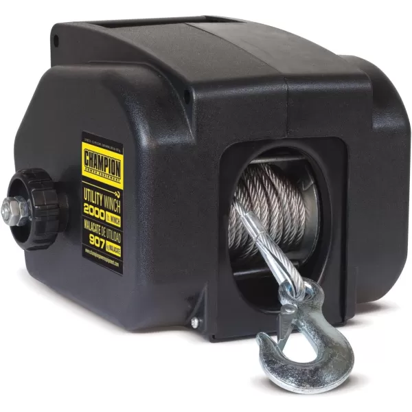 imageChampion Power Equipment 2000lb MarineTrailer Utility Winch KitWinch Kit