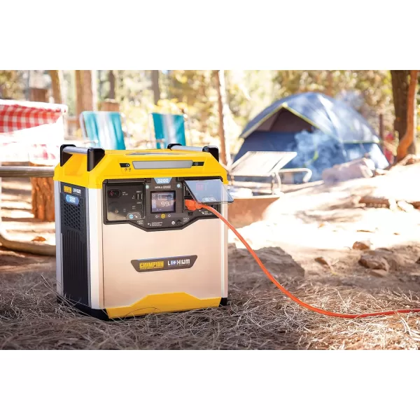 imageChampion Power Equipment 201260 998Wh Power Station 20001000Watt Portable LithiumIon Battery Solar Generator3276 Wh