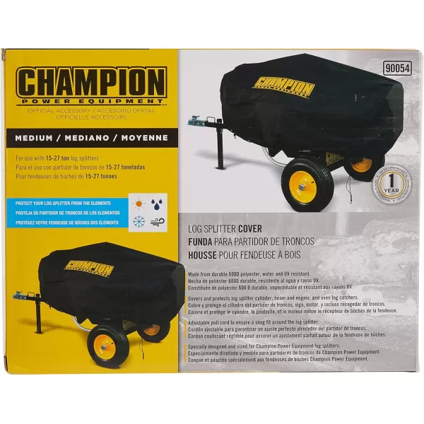 imageChampion WeatherResistant Storage Cover for 1527Ton Log Splitters15  27 Ton  Vinyl  Drawstring