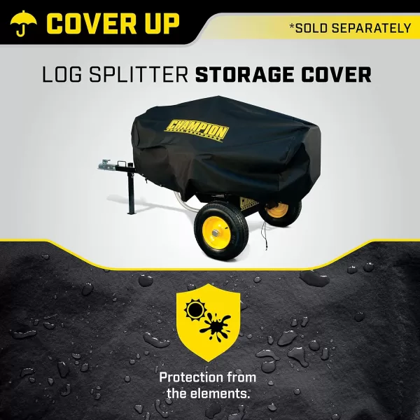 imageChampion WeatherResistant Storage Cover for 1527Ton Log Splitters30  37 Ton  Vinyl  Drawstring