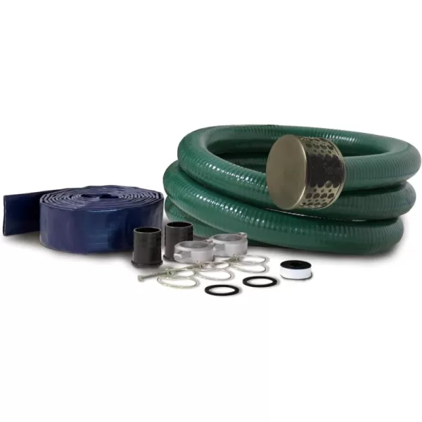 imageChampion 100198 Complete 3Inch Water Transfer Pump PVC Hose Kit