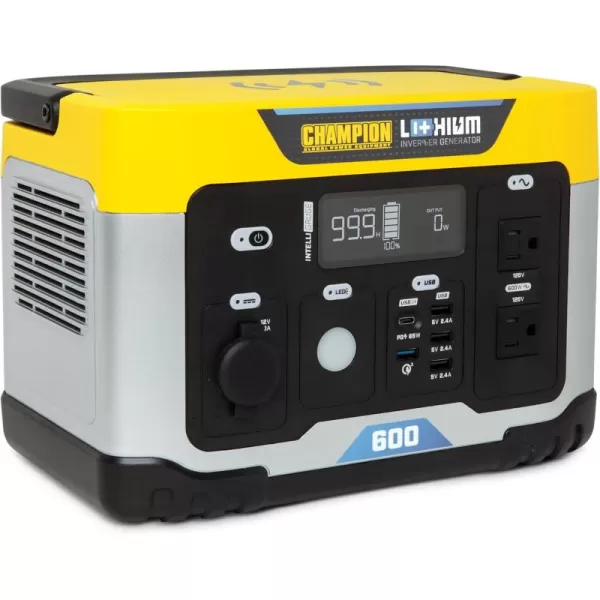 imageChampion Power Equipment 201260 998Wh Power Station 20001000Watt Portable LithiumIon Battery Solar Generator579 Wh