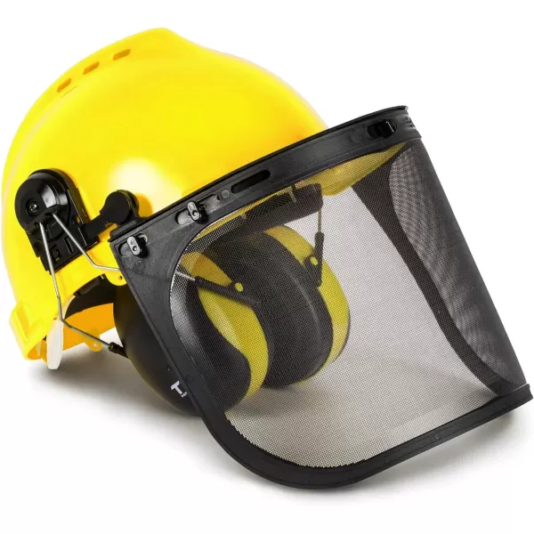 imageChampion 3Inch Portable ChipperShredder  TR Industrial Forestry Safety Helmet and Hearing Protection SystemChipper  Helmet