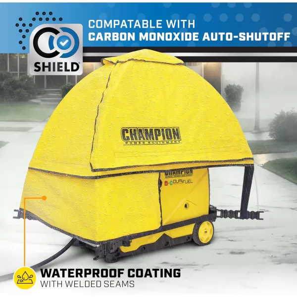 imageChampion Power Equipment 100376 Storm Shield Severe Weather Portable Generator Cover by GenTent for 4000 to 12500Starting Watt Generators2000 to 11 000Watts Inverters