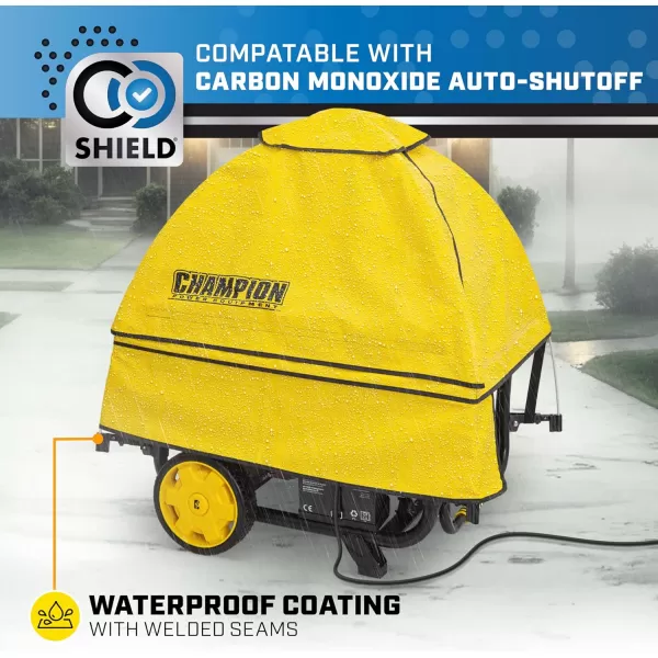 imageChampion Power Equipment 100376 Storm Shield Severe Weather Portable Generator Cover by GenTent for 4000 to 12500Starting Watt Generators4000 to 12 500Watts Generators