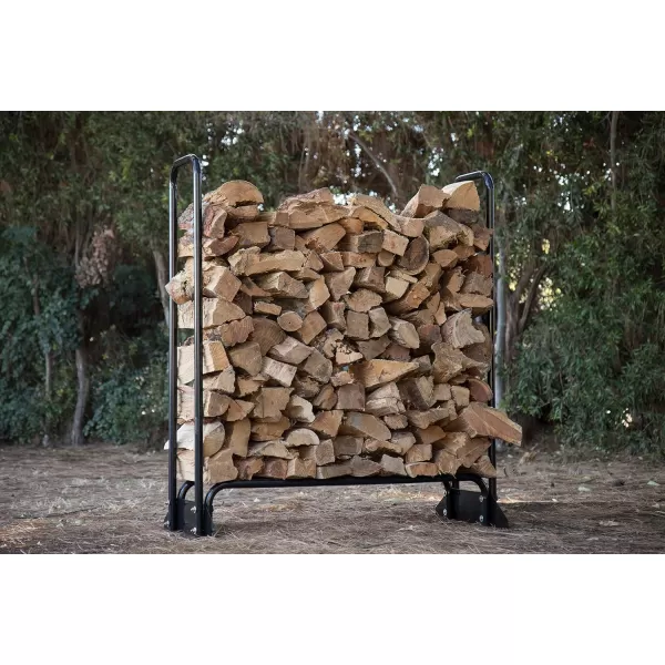 imageChampion Power Equipment 201163 Inch Firewood Heavy Duty Log 48quot Wood Rack  Cover Weather Resistant Cover Included48 Wood Rack  Cover