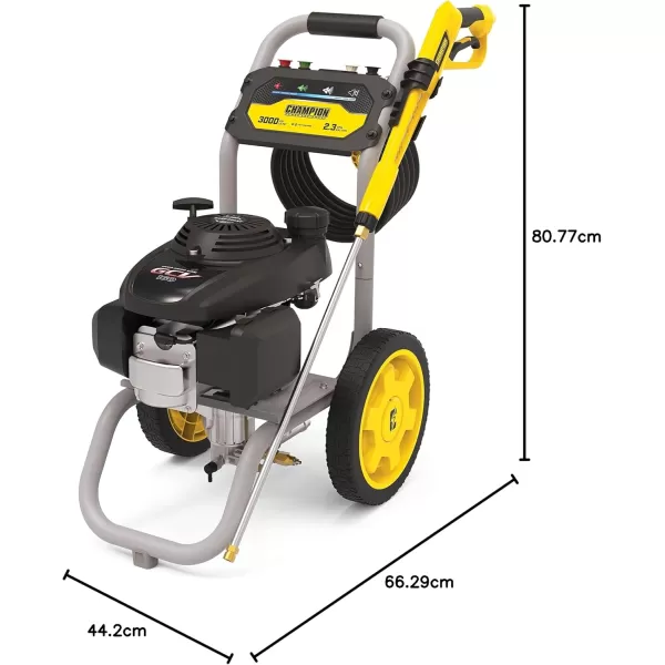 imageChampion Power Equipment 3100PSI 22GPM Low Profile Gas Pressure Washer3000 PSI  23 GPM  HONDA 160cc