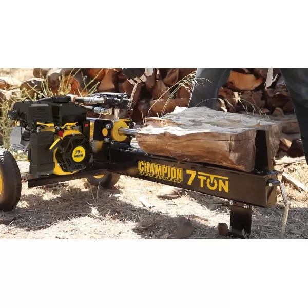 imageChampion Power Equipment 40Ton PRO Grade HorizontalVertical Full Beam Gas Log Splitter with Auto Return7Ton