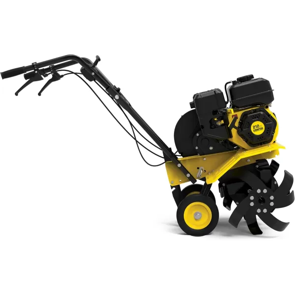 imageChampion Power Equipment 43cc 2Stroke Portable Gas Garden Tiller Cultivator Adjustable Depth22  Front Tine  212cc Engine