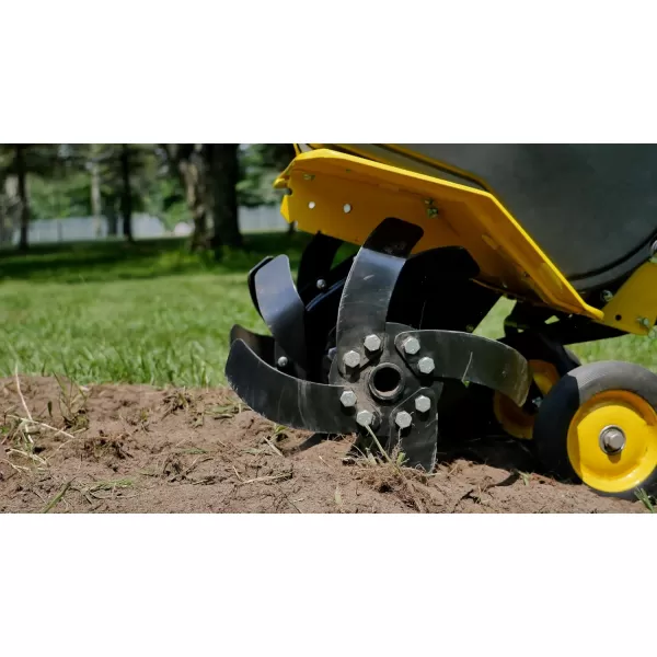 imageChampion Power Equipment 43cc 2Stroke Portable Gas Garden Tiller Cultivator Adjustable Depth22  Front Tine  212cc Engine