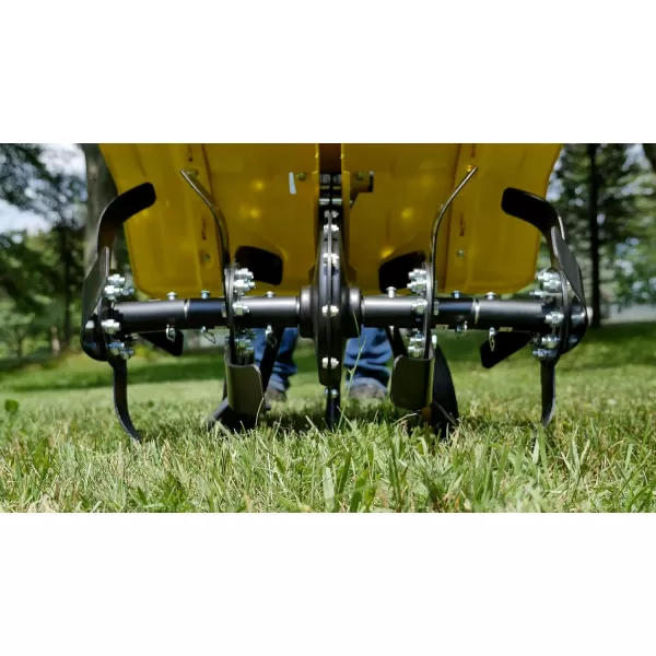 imageChampion Power Equipment 43cc 2Stroke Portable Gas Garden Tiller Cultivator Adjustable Depth22  Front Tine  212cc Engine