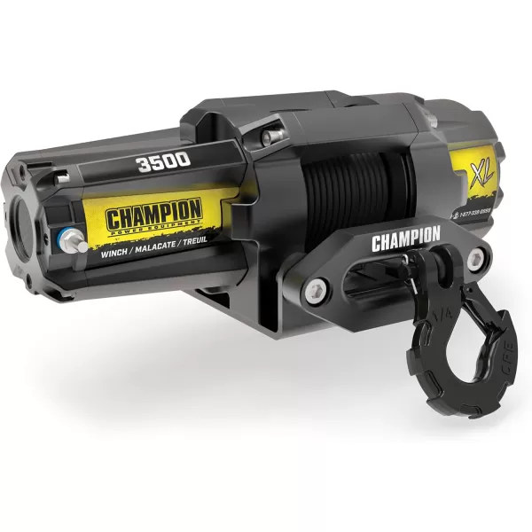 imageChampion Power Equipment XL 3500lb ATVUTV Synthetic Rope Winch Kit