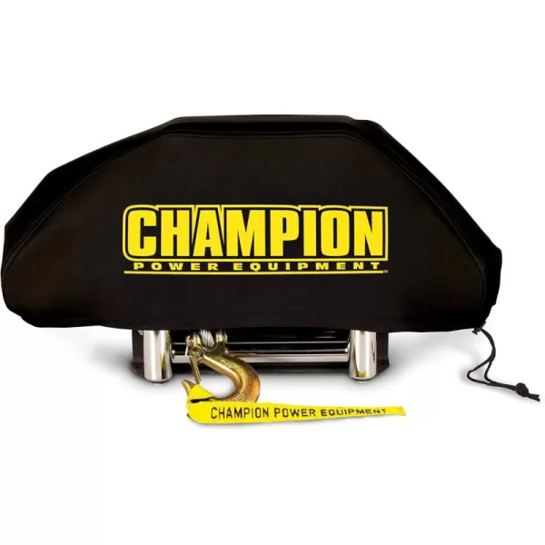 imageChampion Power Equipment 18035 WeatherResistant Neoprene Storage Cover for Winches 800012000 lb8000  12 000 lb Winch  Drawstring