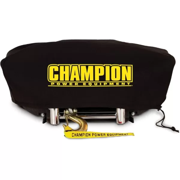 imageChampion Power Equipment 18035 WeatherResistant Neoprene Storage Cover for Winches 800012000 lb8000  12 000 lb WinchSpeed  Drawstring