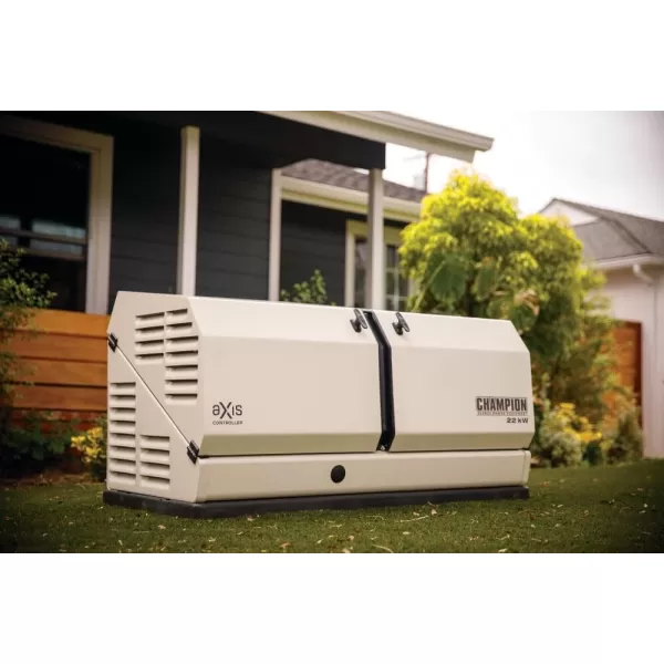 imageChampion Power Equipment 201220 22 kW aXis Home Standby Generator with 100A Whole House Switch