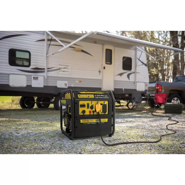 imageChampion Power Equipment 4250Watt Dual Fuel RV Ready Portable Open Frame Inverter Generator with Quiet Technology4250Watt  Dual Fuel