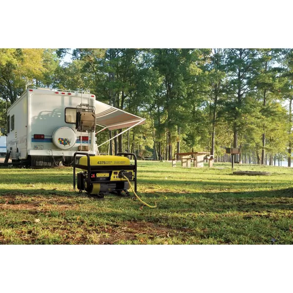 imageChampion Power Equipment 4375Watt Dual Fuel Portable Generator RV Ready43753500Watt  Gas  CARB