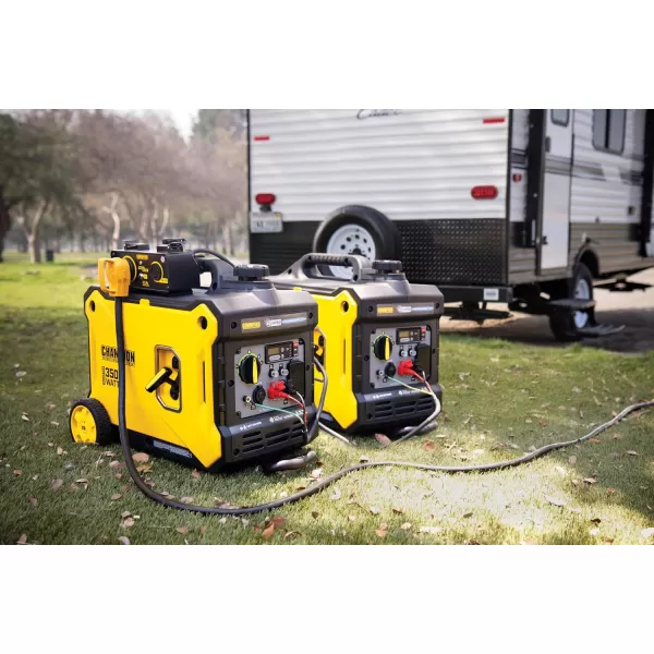 imageChampion Power Equipment 4500Watt RV Ready Portable Inverter Generator with Quiet Technology and CO Shield3500Watt  Gas  CO