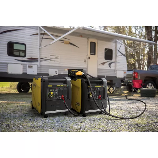 imageChampion Power Equipment 4500Watt RV Ready Portable Inverter Generator with Quiet Technology and CO Shield4500Watt  Dual Fuel  EZ Electric Start