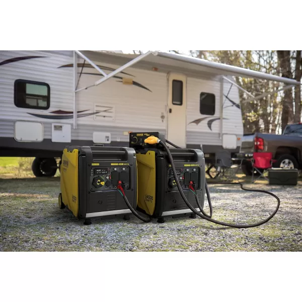 imageChampion Power Equipment 4500Watt RV Ready Portable Inverter Generator with Quiet Technology and CO Shield4500Watt  Gas  EZ Remote Start  CO  CARB