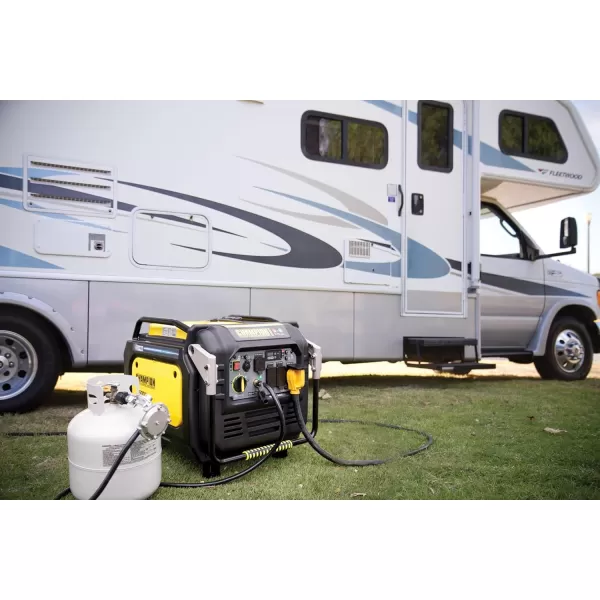 imageChampion Power Equipment 8500Watt Electric Start Dual Fuel Home Backup Portable Inverter Generator with Quiet Technology and CO Shield8500Watt  Dual Fuel  EZ Electric Start  CO