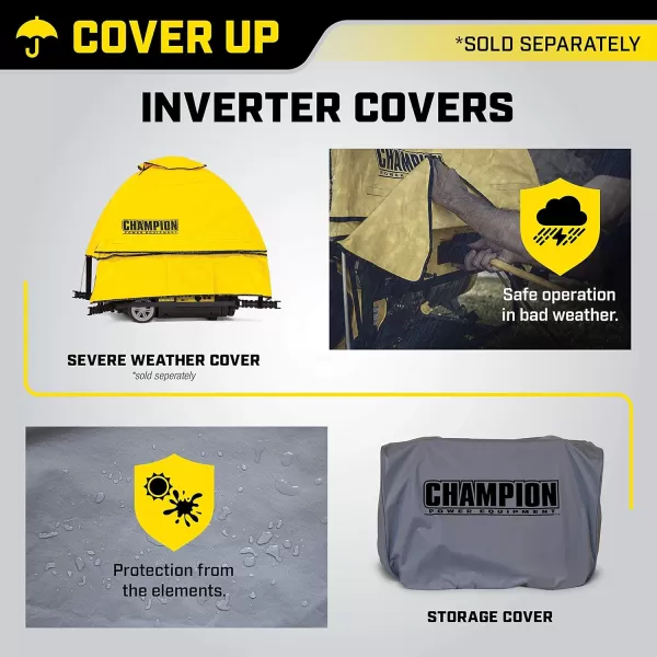 imageInverter Generator Cover for Champion Generators Gray