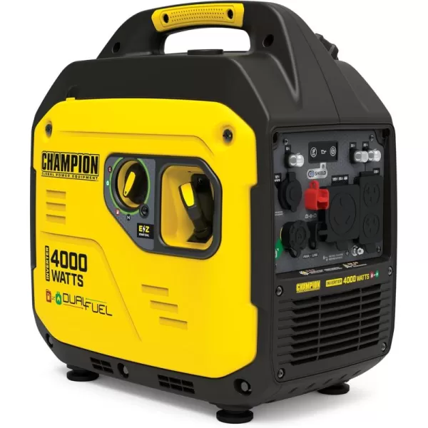 imageChampion Power Equipment 4000Watt Dual Fuel RV Ready Portable Inverter Generator with Quiet Technology and CO Shield