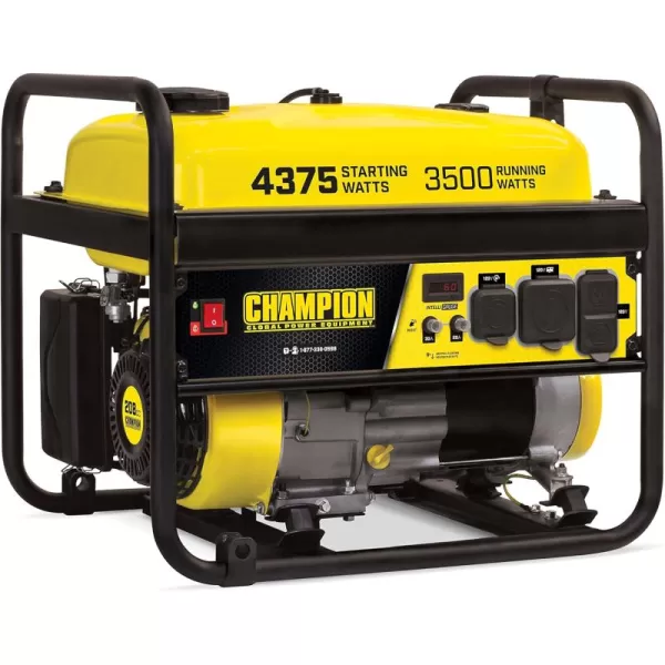 imageChampion Power Equipment 4375Watt Dual Fuel Portable Generator RV Ready43753500Watt  Gas  CARB