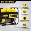 imageChampion Power Equipment 4375Watt Wireless Remote Start RV Ready Portable Generator with CO Shield43753500Watt  Gas  CARB