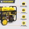 imageChampion Power Equipment 4375Watt Wireless Remote Start RV Ready Portable Generator with CO Shield43753500Watt  Gas  EZ Remote  CO