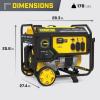 imageChampion Power Equipment 6875Watt Portable Generator with CO Shield68755500Watt  Dual Fuel  CO