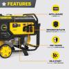 imageChampion Power Equipment 6875Watt Portable Generator with CO Shield68755500Watt  Dual Fuel  CO