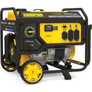 imageChampion Power Equipment 6875Watt Portable Generator with CO Shield68755500Watt  Dual Fuel  CO