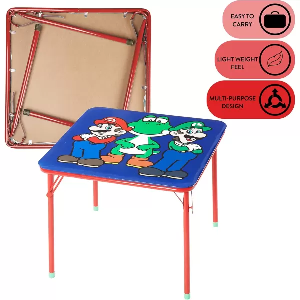 Baby Shark 3 Piece Children's Activity Square Table and Chair Set, Ages 3+
