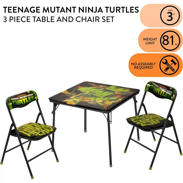 Baby Shark 3 Piece Children's Activity Square Table and Chair Set, Ages 3+