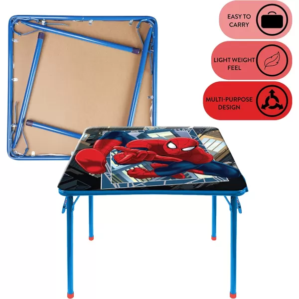 Baby Shark 3 Piece Children's Activity Square Table and Chair Set, Ages 3+