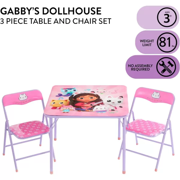 Baby Shark 3 Piece Children's Activity Square Table and Chair Set, Ages 3+