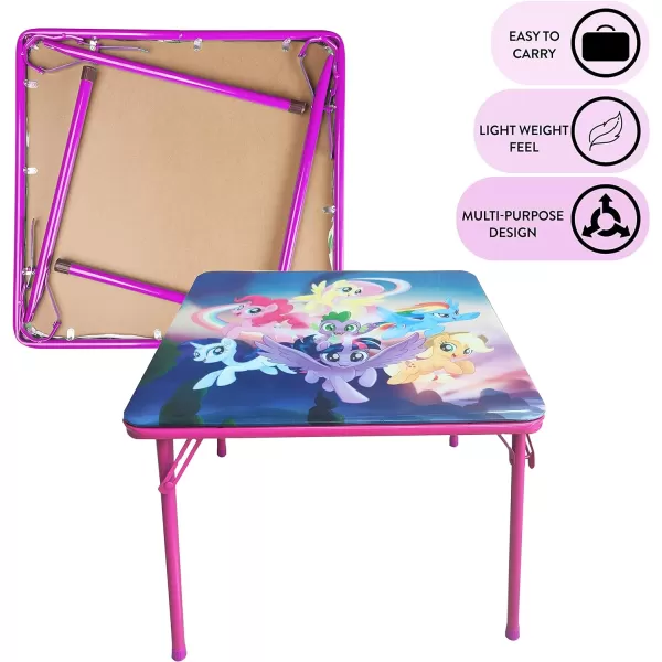 Baby Shark 3 Piece Children's Activity Square Table and Chair Set, Ages 3+