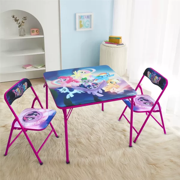 Baby Shark 3 Piece Children's Activity Square Table and Chair Set, Ages 3+